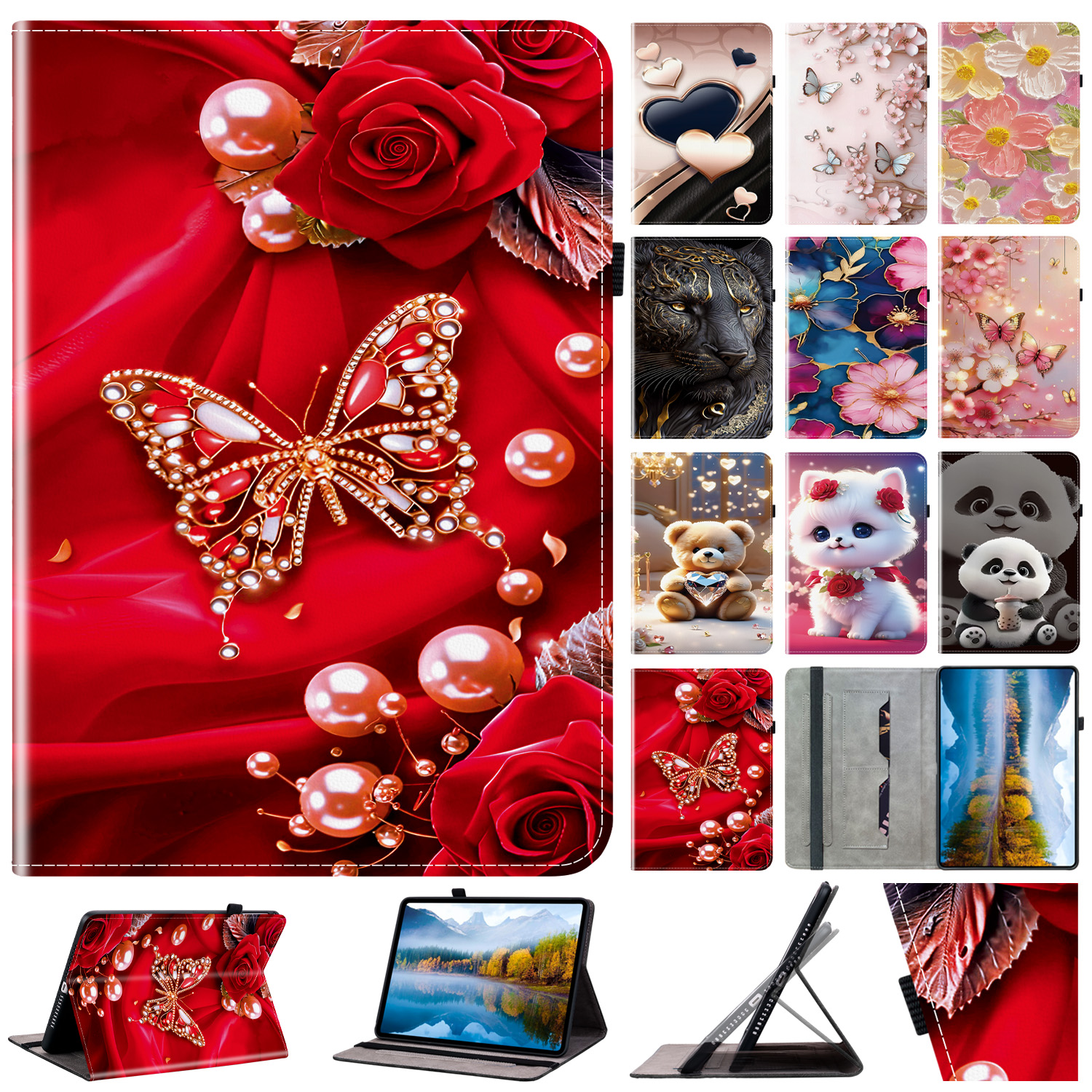 Leather Case for Samsung Galax - Tablet A9 Accessories recensie en prijs