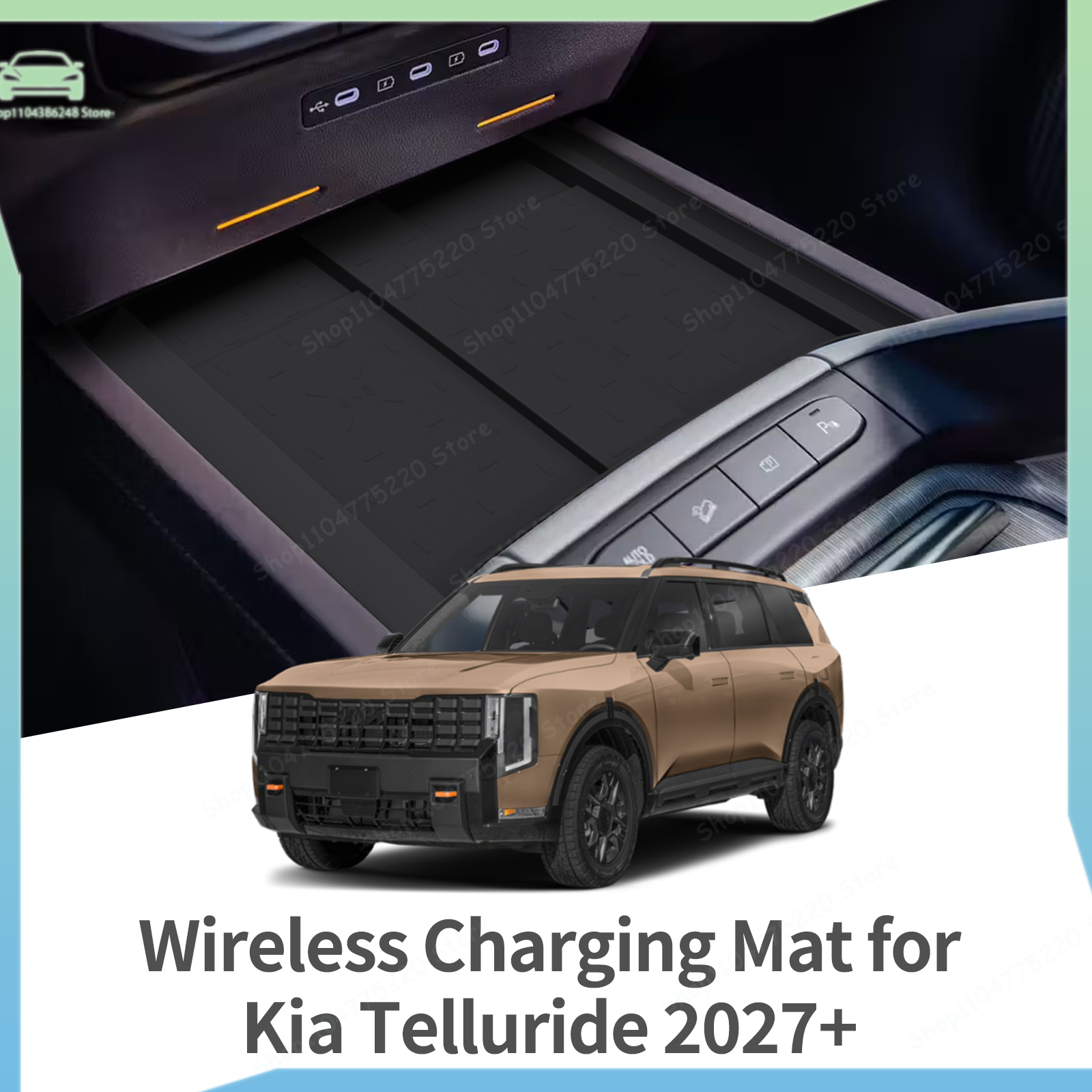 For Kia Telluride 2027+ (2nd G - Wireless Charging Pad recensie en prijs