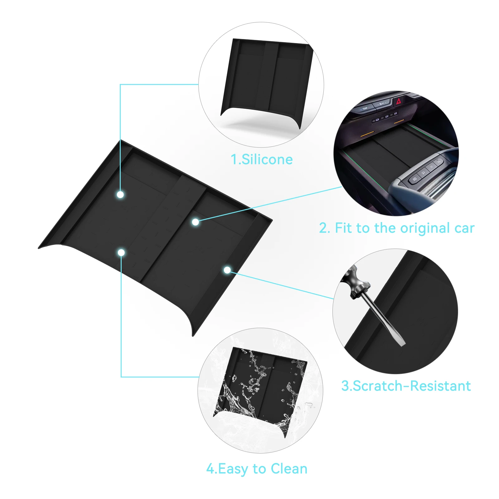 For Kia Telluride 2027+ (2nd G - Wireless Charging Pad recensie en prijs