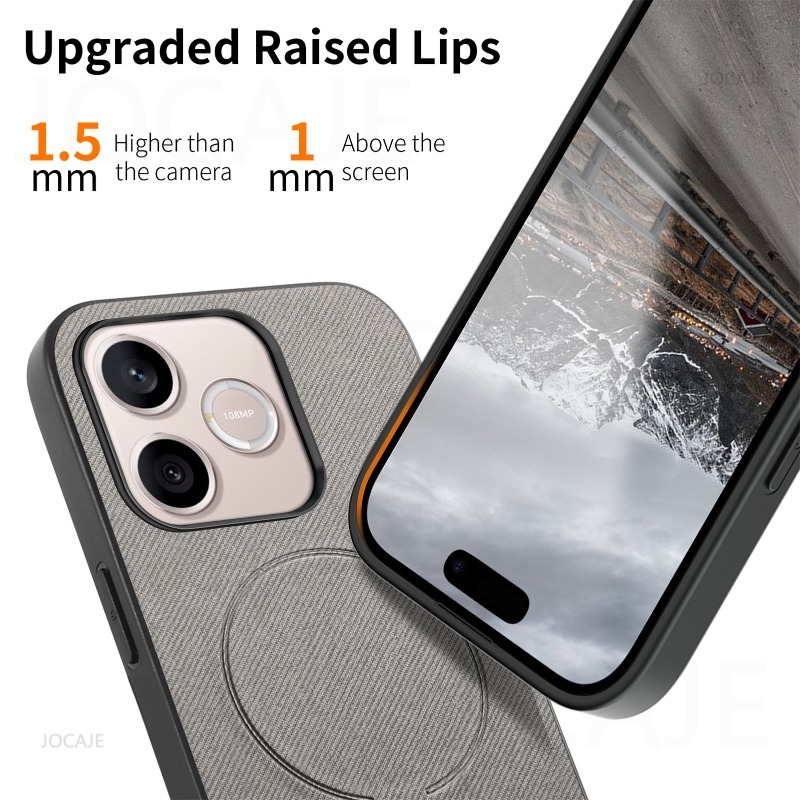 Fabric Texture Leather Magneti - Magnetic Case Smart recensie en prijs