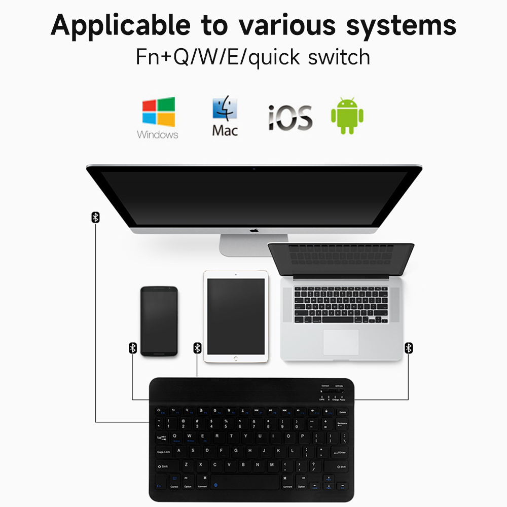 Bluetooth Keyboard for IOS And - Samsung Tablet Keyboard Accessories recensie en prijs