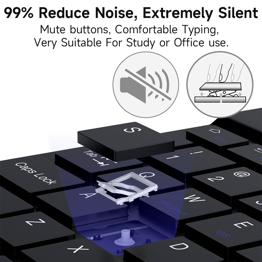 Bluetooth Keyboard for IOS And - Samsung Tablet Keyboard Accessories recensie en prijs