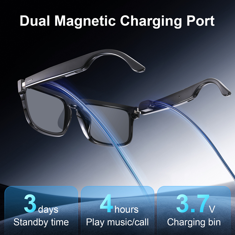 Smart Bluetooth Audio Glasses  - Magnetic Case Smart recensie en prijs