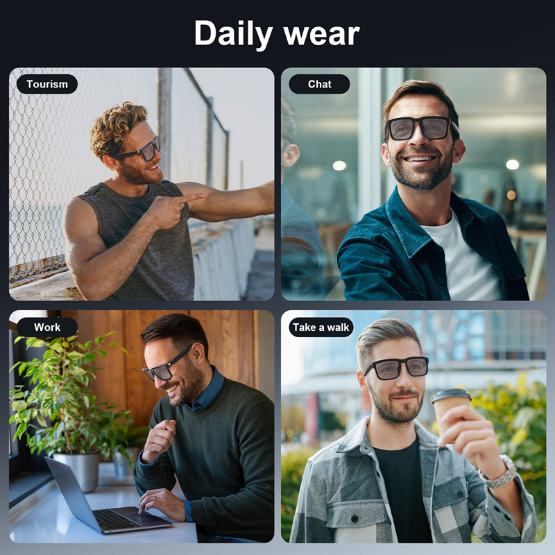 Smart Bluetooth Audio Glasses  - Magnetic Case Smart recensie en prijs