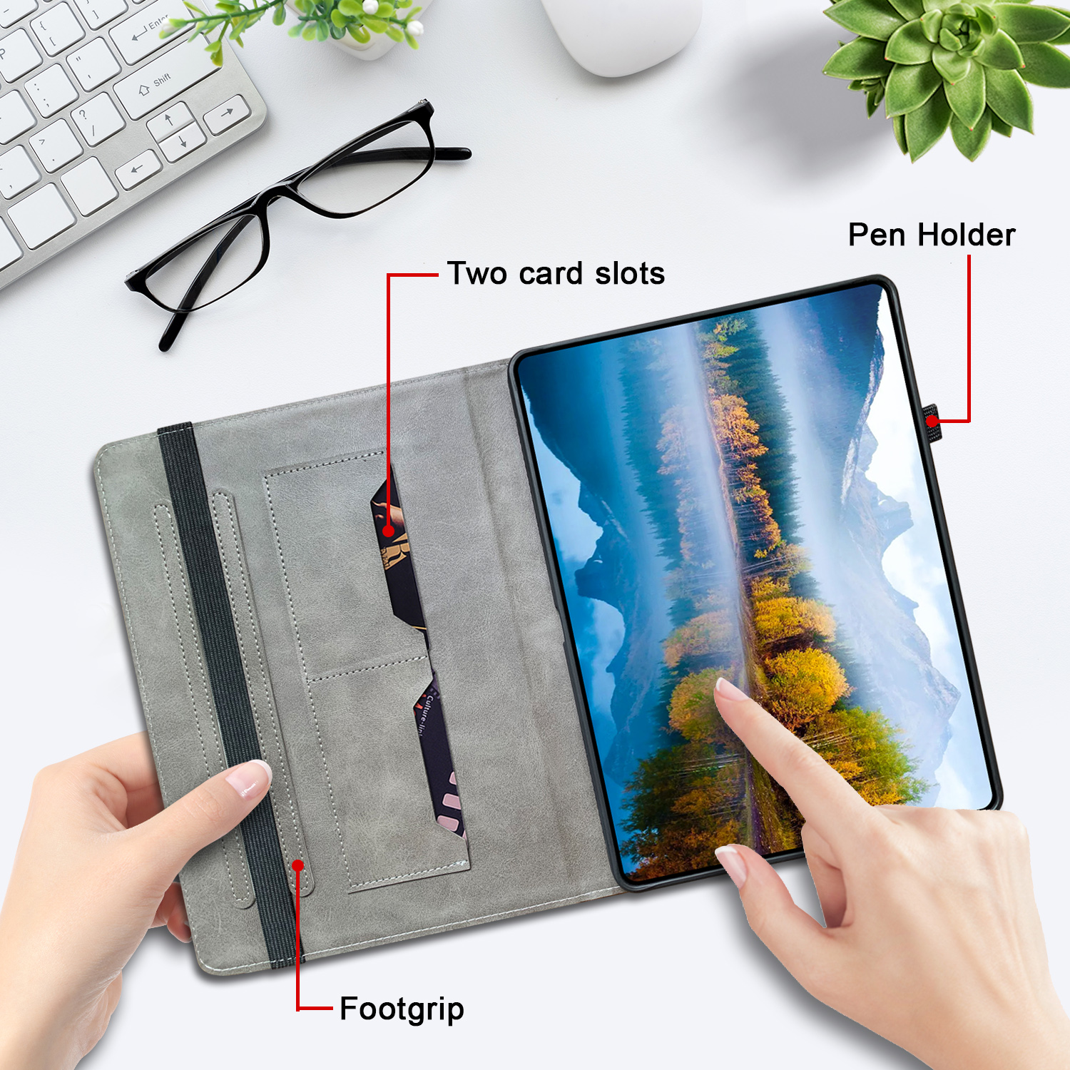 Leather Case For Amazon Fire M - Tablet Accessories Amazon recensie en prijs