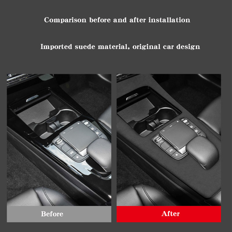 Car Center Console Suede Style - Tesla Tablet Accessories recensie en prijs