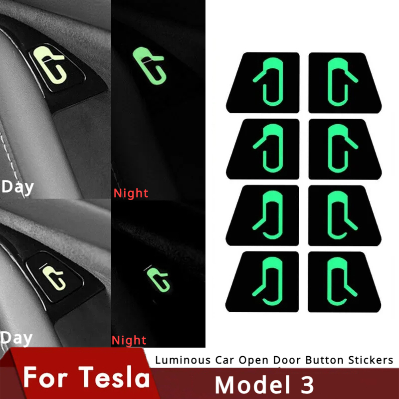 Luminous Car Open Door Button  - Tesla Tablet Accessories recensie en prijs