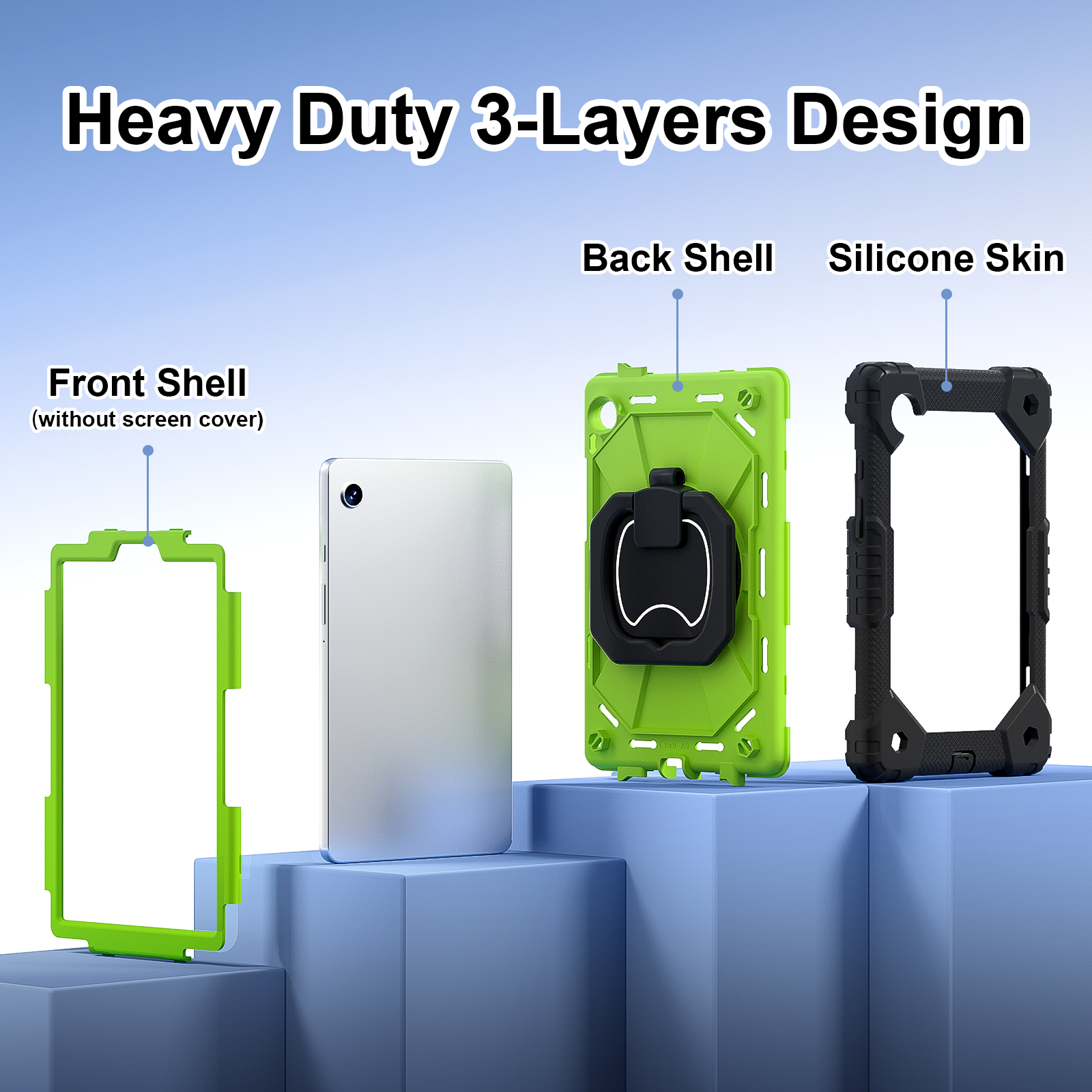 Rotating Heavy Duty Case For S - Tablet A9 Accessories recensie en prijs