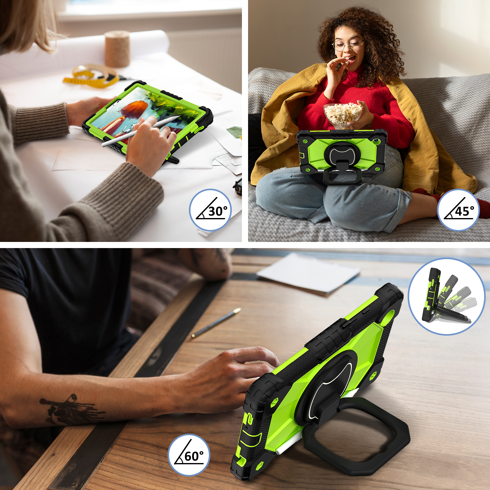 Rotating Heavy Duty Case For S - Tablet A9 Accessories recensie en prijs