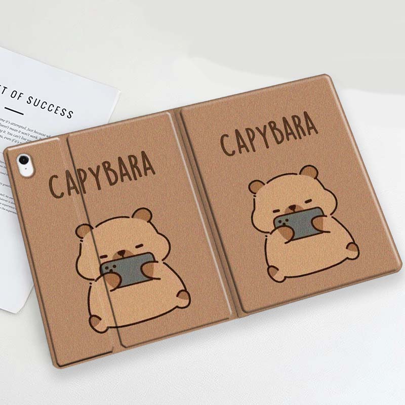 Cartoon Capybara Bubble Tea Fo - Tablet A9 Accessories recensie en prijs
