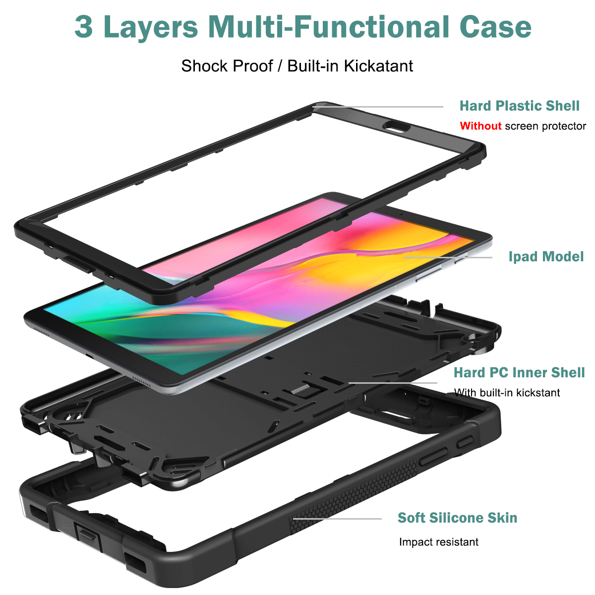 Heavy Duty Stand Case for Sams - Samsung Tablet With Accessories recensie en prijs