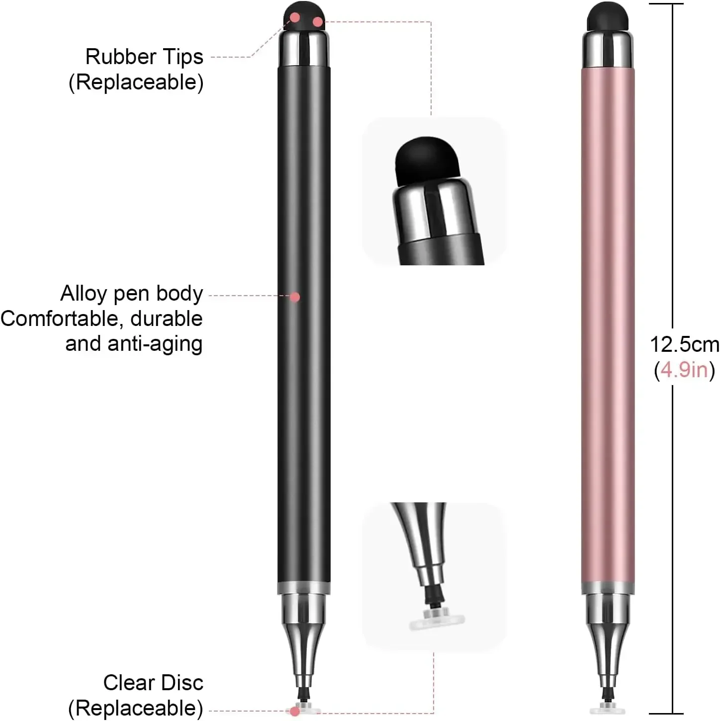 1/2Pcs 2in1 Universal Stylus P - Drawing Tablet Pen Accessories recensie en prijs