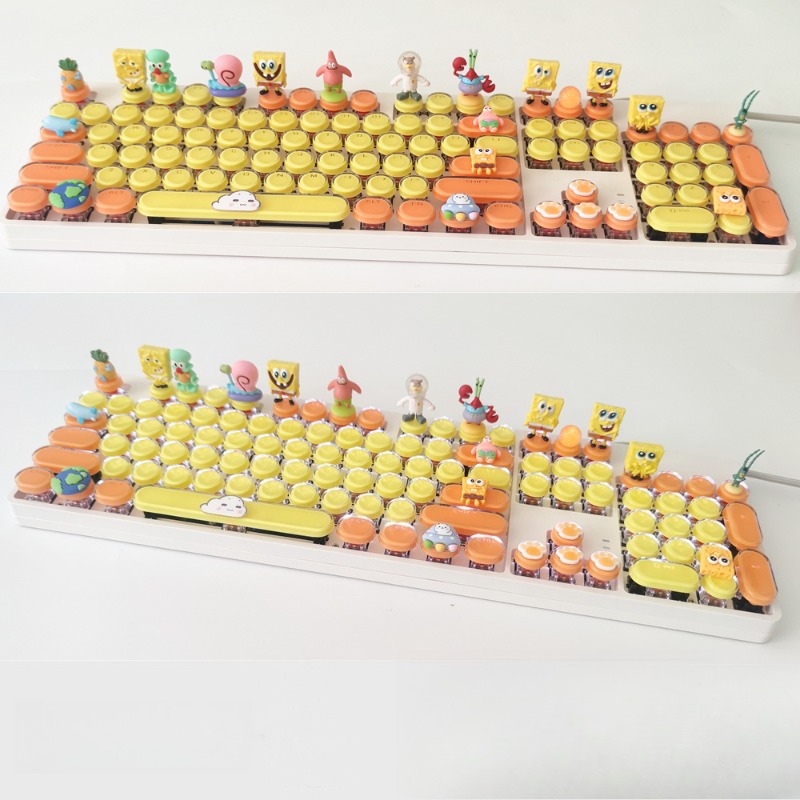 Retro SpongeBo Mechanical Keyb - Tablet Ipad Accessories recensie en prijs
