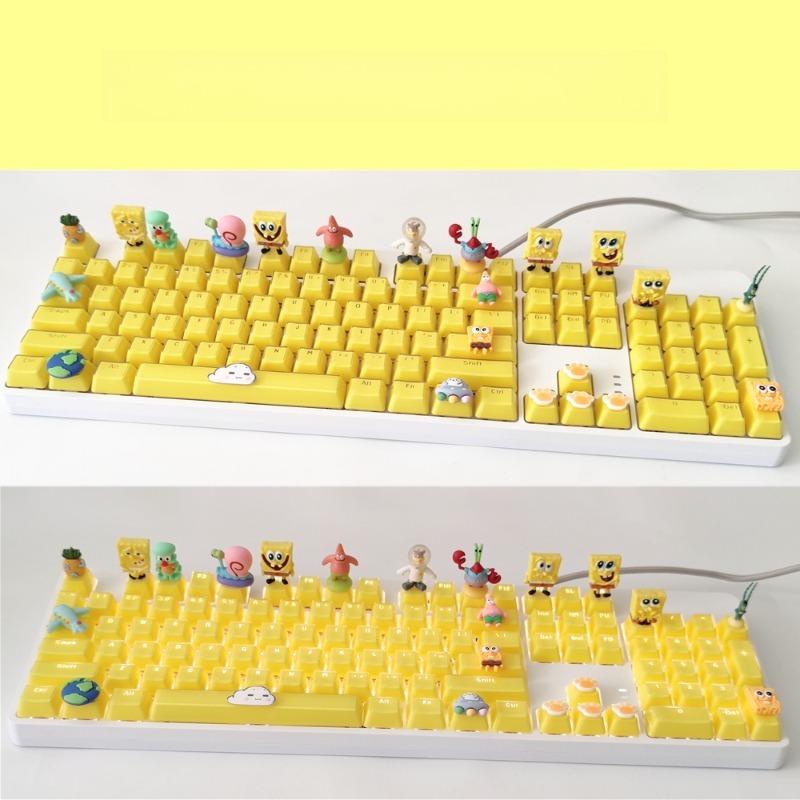 Retro SpongeBo Mechanical Keyb - Tablet Ipad Accessories recensie en prijs