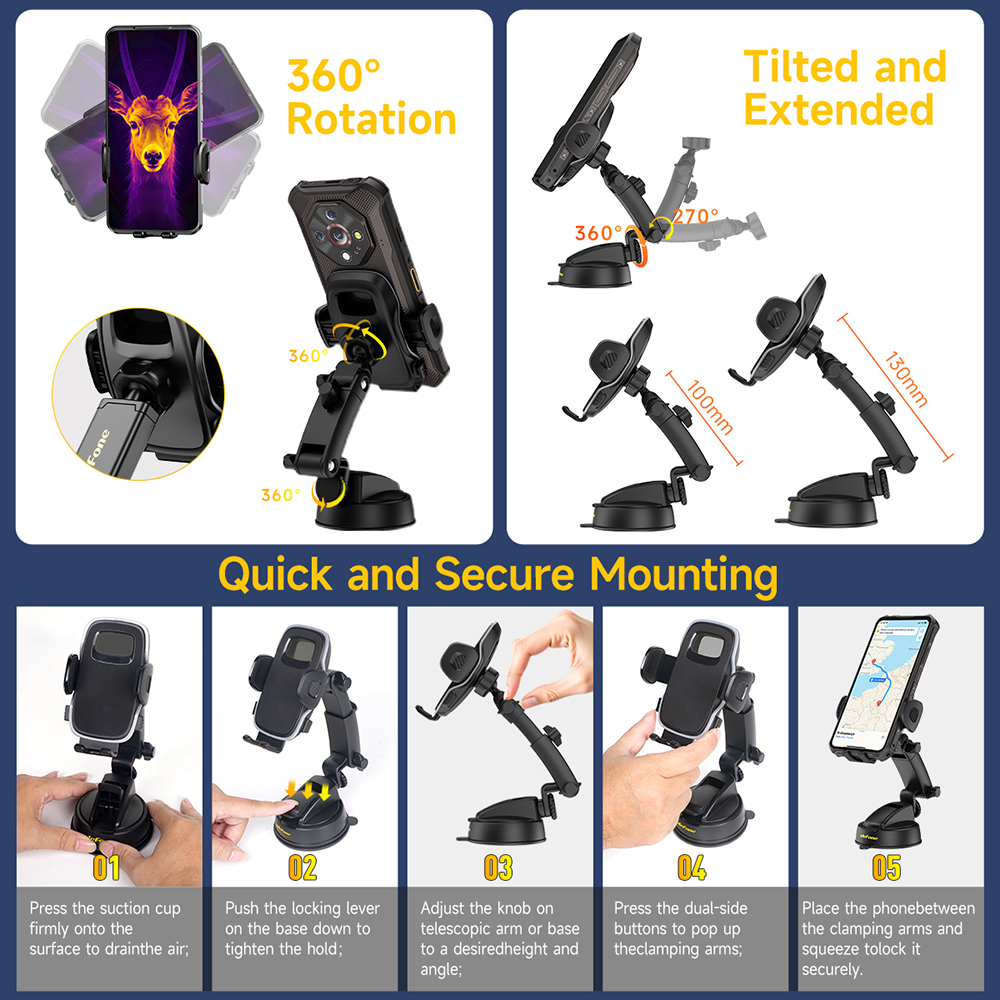 Ulefone Armor Mount Next-Gen V - Ulefone Tablet Accessories recensie en prijs