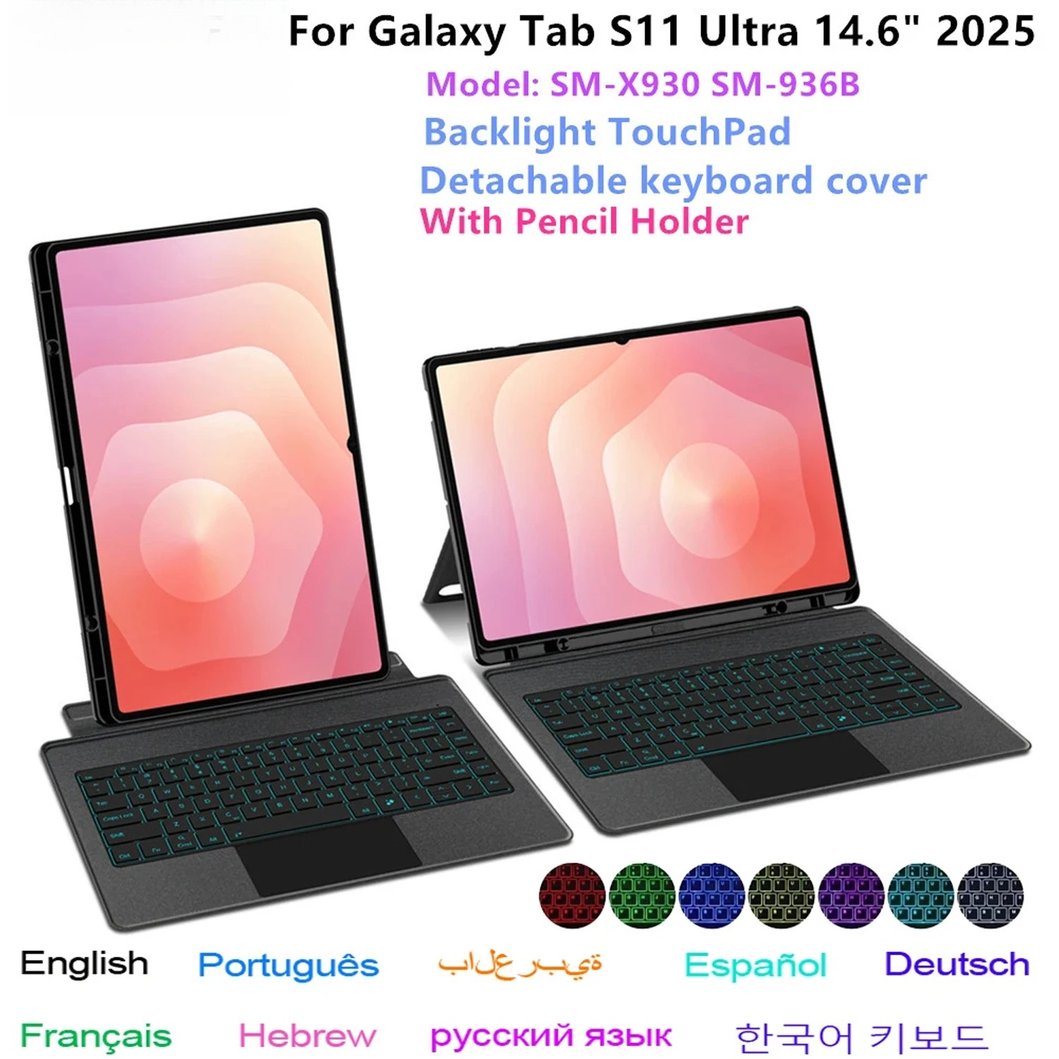 Backlight Magic Keyboard For S - Samsung Tablet Keyboard Accessories recensie en prijs