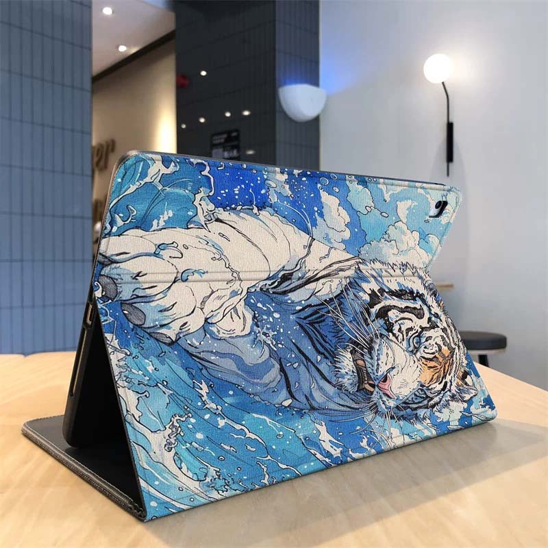 Tiger flowers For Samsung Gala - Tablet A9 Accessories recensie en prijs