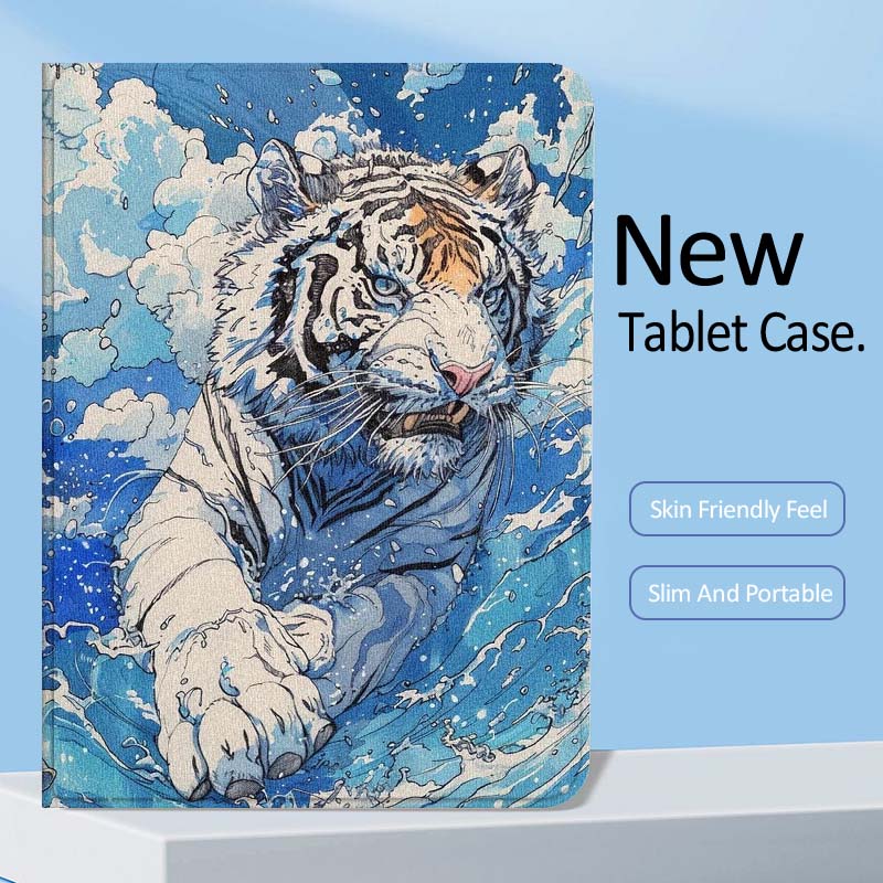 Tiger flowers For Samsung Gala - Tablet A9 Accessories recensie en prijs