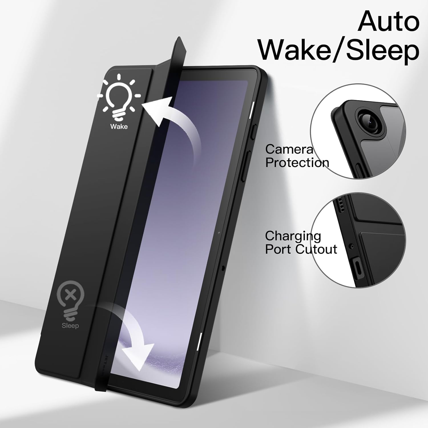 Tri-fold Flip Case For Samsung - Tablet A9 Accessories recensie en prijs