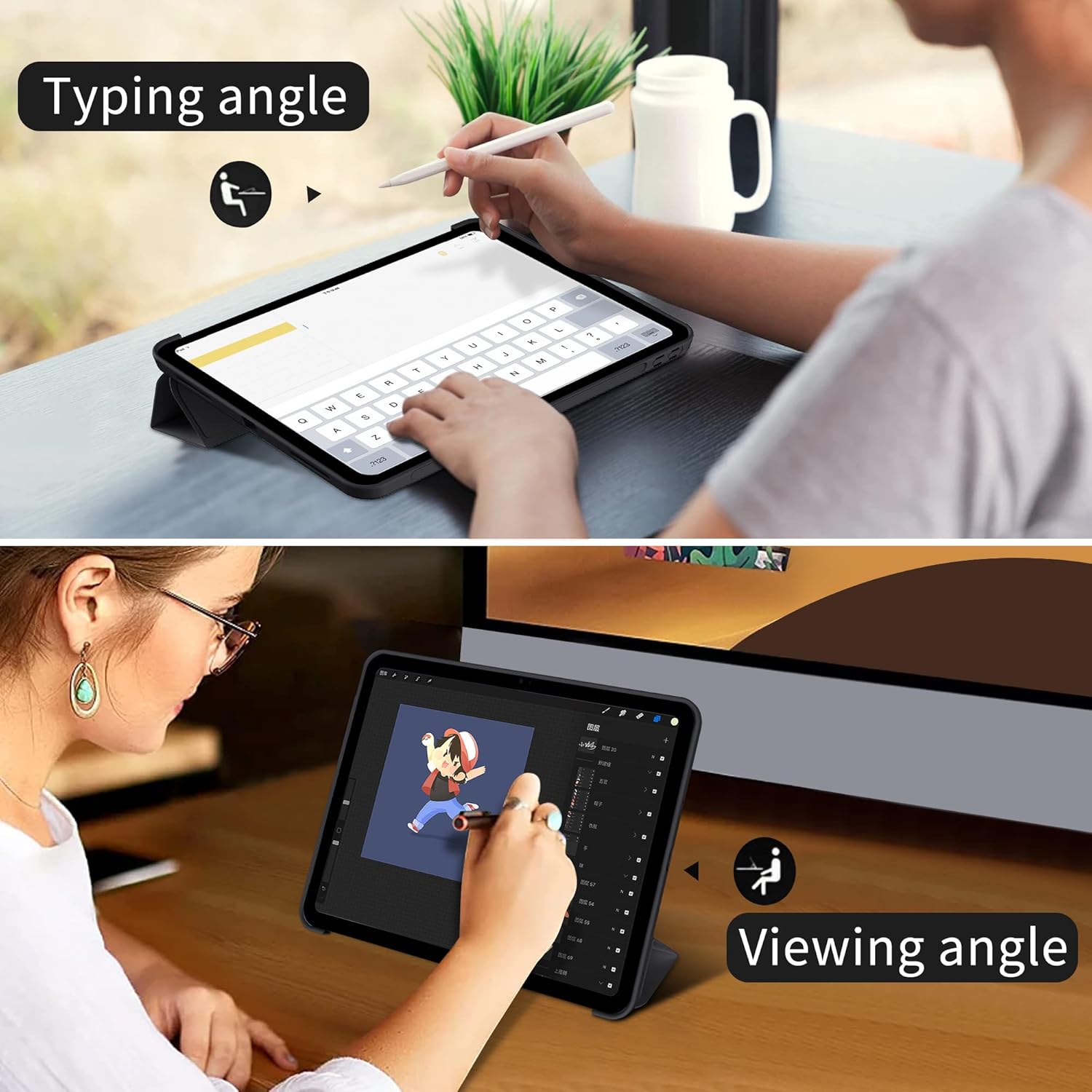 Tri-fold Flip Case For Samsung - Tablet A9 Accessories recensie en prijs