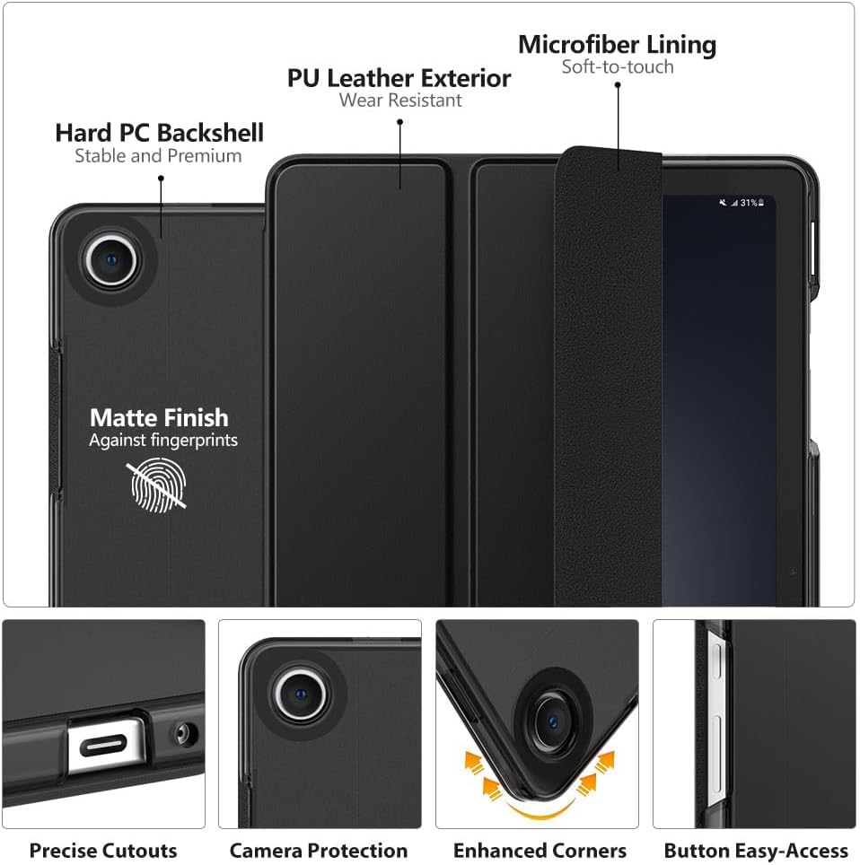 Tri-fold Flip Case For Samsung - Tablet A9 Accessories recensie en prijs
