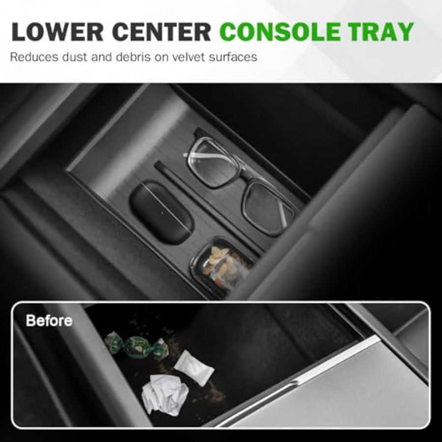 9PCS Center Console Organizer  - Wireless Charging Pad recensie en prijs