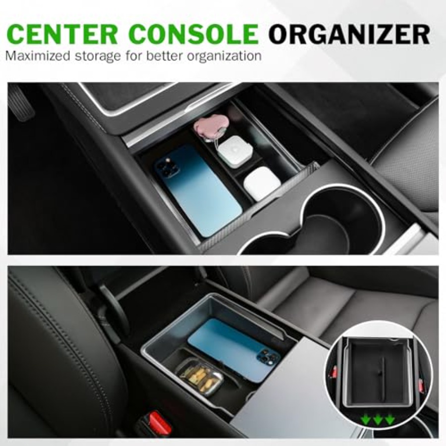 9PCS Center Console Organizer  - Wireless Charging Pad recensie en prijs