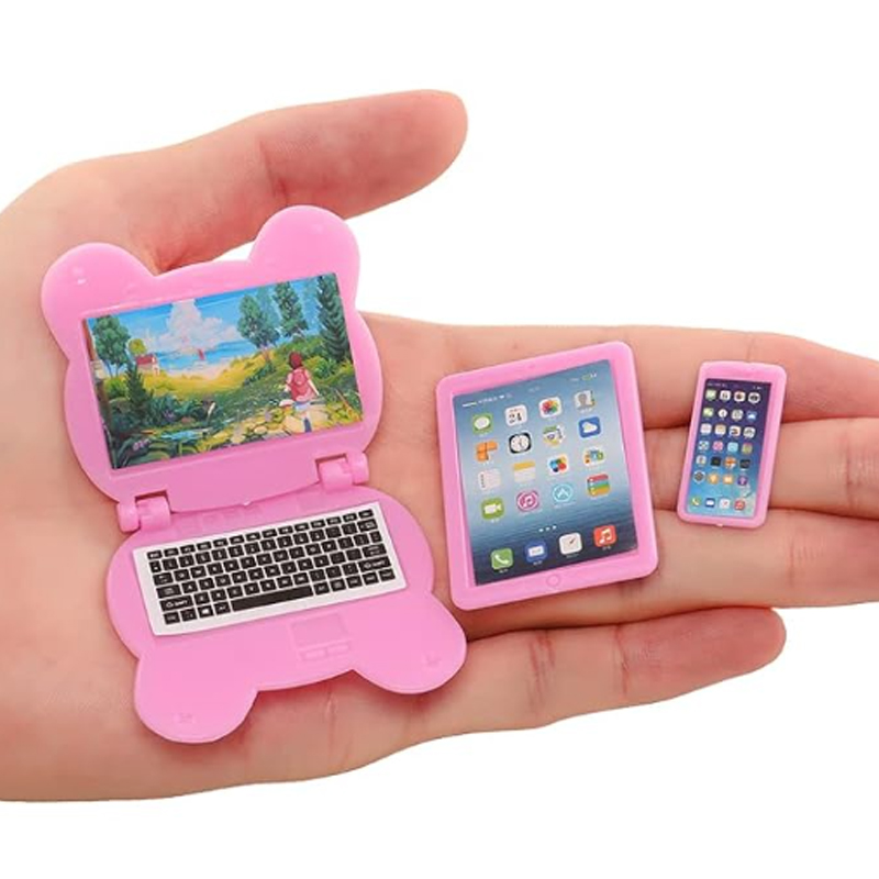 3pcs Dollhouse Mini Item Doll  - Tablet Accessories Set recensie en prijs