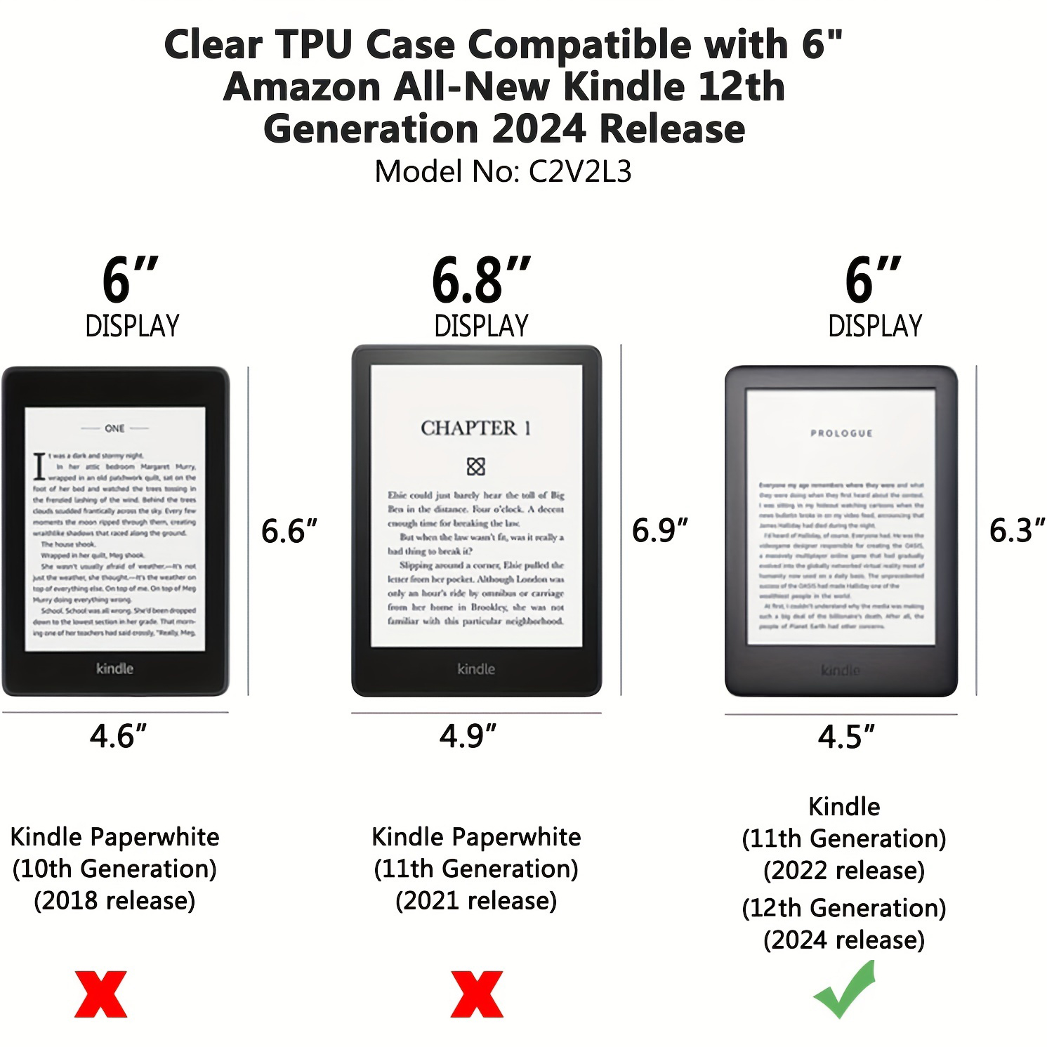 Silicon Case For 6'' All-new K - Tablet Accessories Amazon recensie en prijs