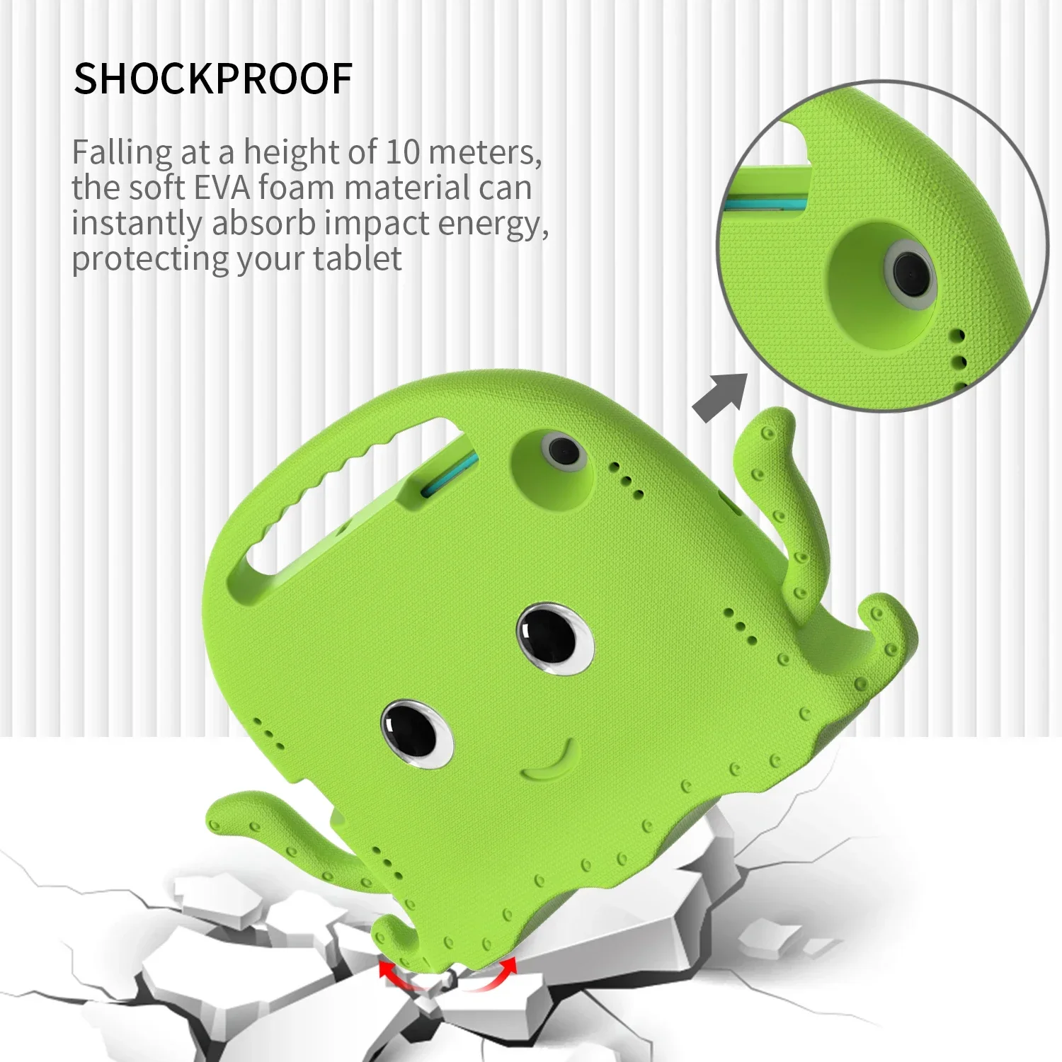 Octopuses EVA Kids Case for Sa - Tablet A9 Accessories recensie en prijs
