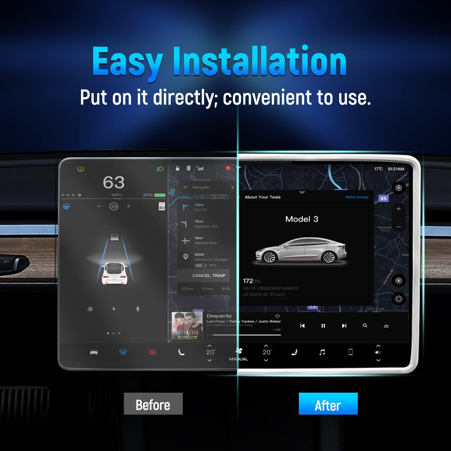 For Tesla Model 3 Y Highland S - Tesla Tablet Accessories recensie en prijs