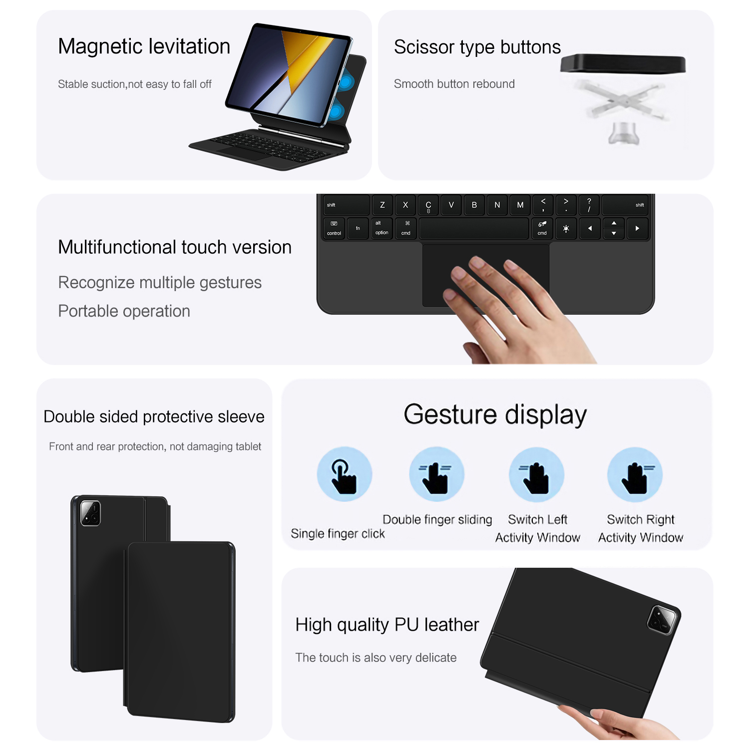 Magnetic Magic Keyboard For Xi - Magnetic Case Smart recensie en prijs