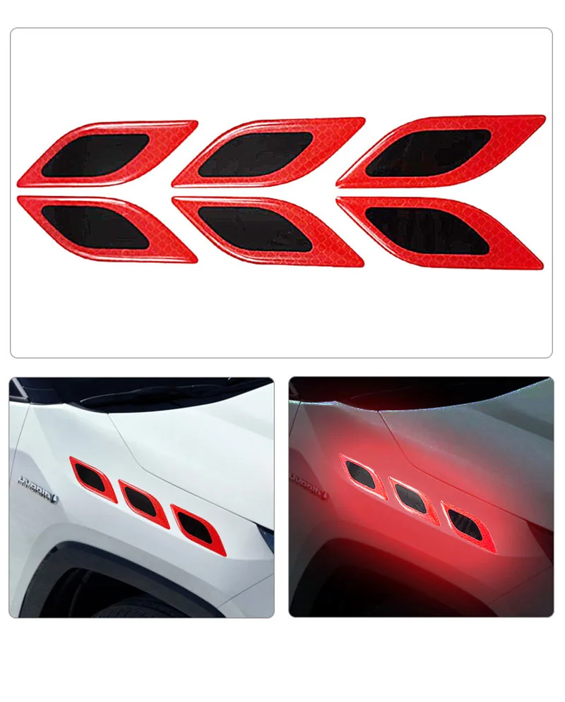 6pcs/Set Car Reflective Sticke - Tablet Accessories Set recensie en prijs