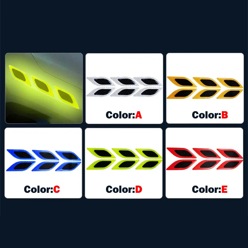 6pcs/Set Car Reflective Sticke - Tablet Accessories Set recensie en prijs