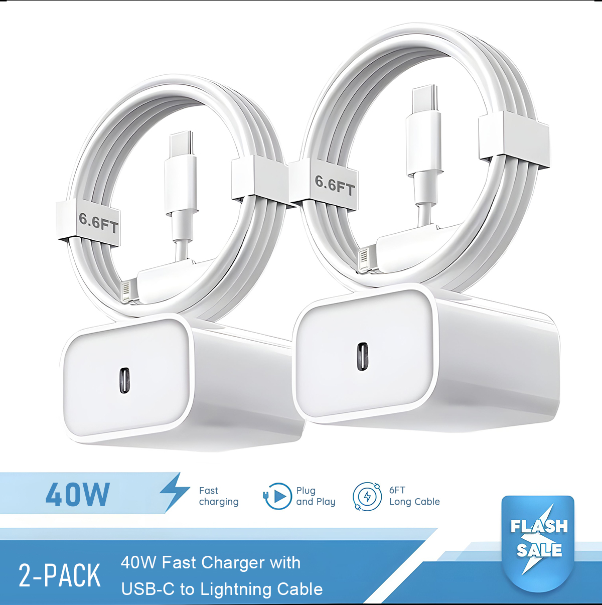 2-4 Set 40W Fast Charger for i - Tablet Accessories Set recensie en prijs