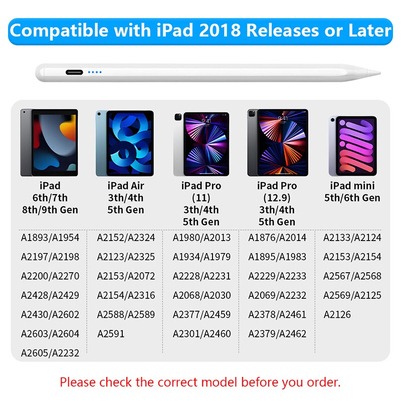 For Apple Pencil Palm Rejectio - Ipad Pencil Stylus recensie en prijs
